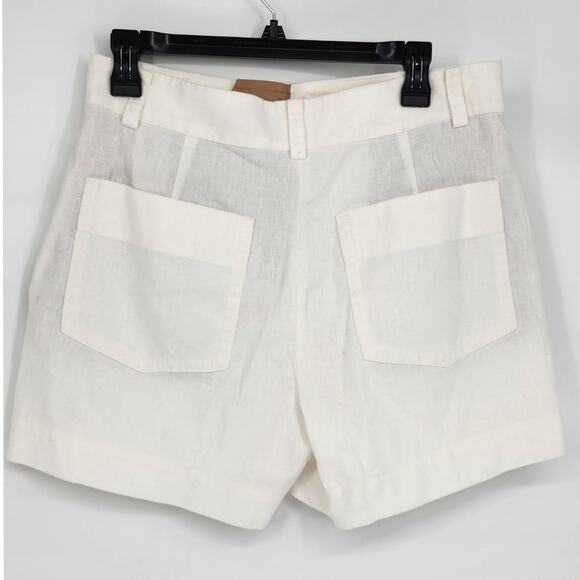NWTG Vince Mid-Rise Hemp -Off-White Women’s Short Size 6 - Picture 3 of 8